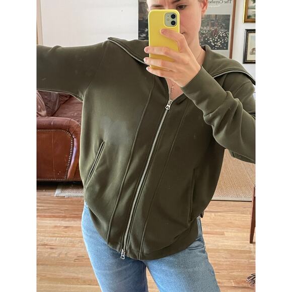 Varley Raleigh Doublesoft Zip Up Sweatshirt Size Small - Picture 2 of 5